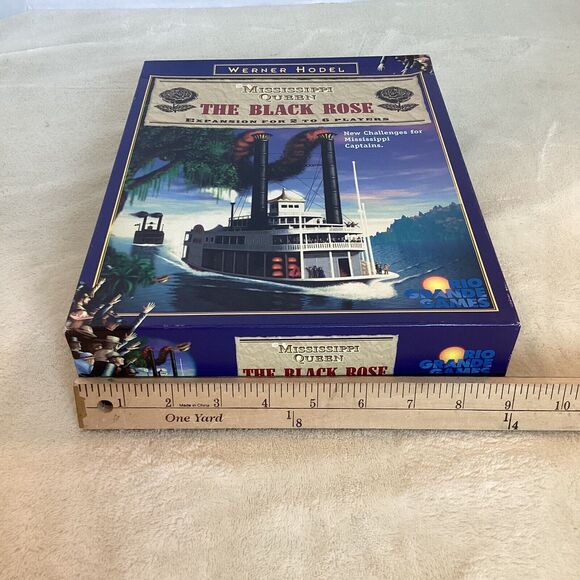 Mississippi Queen: The Black Rose Epansion 1998 Rio Grande Games - INCOMPLETE - Picture 7 of 9